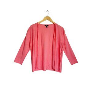 Gap Women's Lightweight Open Front Cardigan in Coral - Sz M